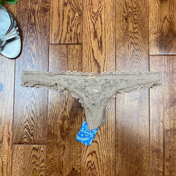 NWT Intimately Free People Lace Thong Panties Underwear Size Medium ( Size 8 ) - Picture 4 of 6